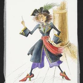 Female pirate captain