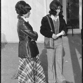Horse racing. June and Mary Johnston of Papakura at the Tauranga races on Saturday.
