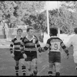 Rugby. Ball out of play as Greerton play Cadets in the senior game at Tauranga Domain.