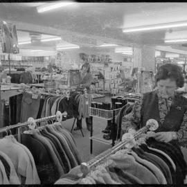 Retailing. The new and extended Farmers department store premises has more space for men's and boys' wear.