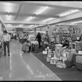 Retailing. The household appliance department of the new Farmers store.