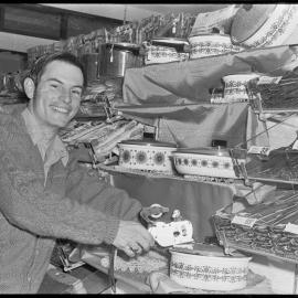 Retailing. Preparing for the opening of a new McKenzies branch in Mount Maunganui.