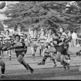 Rugby. Action from the main game at the Domain last Saturday.