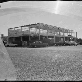 Commercial building under construction in First Avenue.