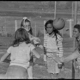 Netball. School court?