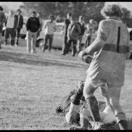 Rugby. New Zealand Juniors versus Thames Valley.