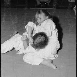 Judo. Under four stone girls competitors at Mount Maunganui invitation tournament.