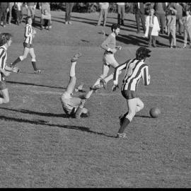 Football. Tauranga City versus Mt Roskill at the Wharepai ground (2-5).