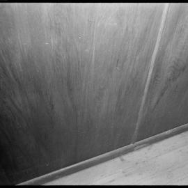 Inadvertent exposure of a floor and a wall.