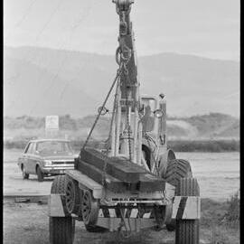 Railways Department building the Te Maunga triangle.