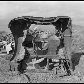 Car bodies at the Mount Maunganui Borough tip.