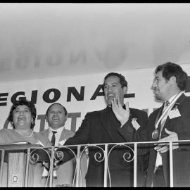 Jaycees' Outstanding Young Man of the Year for the Bay of Plenty Mr W. T. Kaua of Rotorua.
