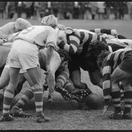 Rugby. Greerton versus Old Boys at Tauranga Domain 21 July 1973, winning 13-3.