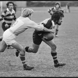 Rugby. Greerton versus Old Boys at Tauranga Domain 21 July 1973, winning 13-3.