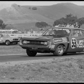 Motor racing. Charger E49 participating in the Glenvale 200 production car race at Bay Park on Sunday.
