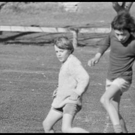 Soccer. Tauranga South Primary School versus Otumoetai 3 in a practice match at Memorial Park.