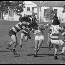 Rugby. Judea beats Greerton 16-4 in a 6th Grade match in Tauranga.