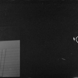 Inadvertent exposure scissors and notebook.