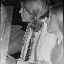 Happen Inn television show singers perform live at Tauranga Girl's College - audience.