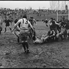 All Blacks versus New Zealand Māori (18-8) at Rotorua Stadium.