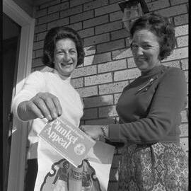 Early donation to the annual Plunket Society appeal.