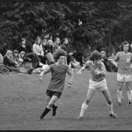 Football. Northern League second division match, Tauranga City versus Ellerslie (1-1) at the Wharepai ground.