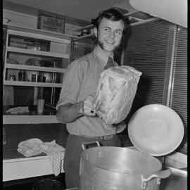 Preparing to open the Lighthouse Coffee Lounge.