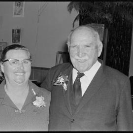 Mr Dan Sneddon of Mount Maunganui celebrating his 92nd birthday with the Mount Old Folks Association.
