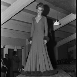 Feminine Focus. The winning gown at the annual Gown of the Year Show in the Tauranga Racecourse lounge.