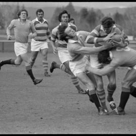 Rugby. Bay of Plenty versus North Auckland (12-10) at Rotorua.