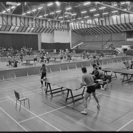 New Zealand Table Tennis championships underway at the Queen Elizabeth Youth Centre.