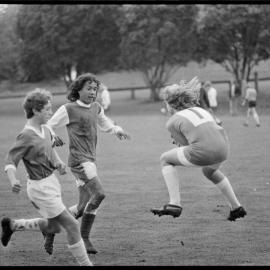 Football. Western Bay of Plenty versus Wairarapa (2-1) in the North Island under-14 tournament being played in Tauranga.
