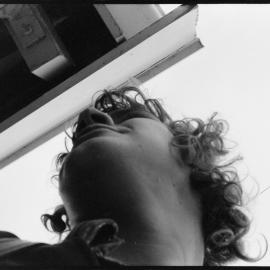 Accidental photo of the photographer during the Orange Festival gala day at the Bay of Plenty racecourse.