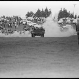 6RNZIR (Haurakis) stage an ambush demonstration for the Orange Festival gala day at the Bay of Plenty racecourse.