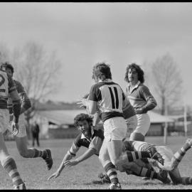 Rugby. Tauranga versus Te Awamutu (9-9) in a Peace Cup elimination match.