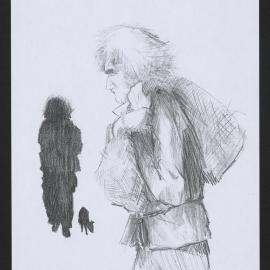 Copy of Sketch - Man and Dog