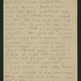 Buffalo Bill - Notes