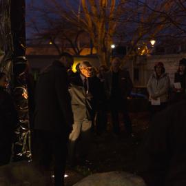 Early morning scenes during library opening