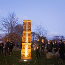 Early morning scenes during library opening