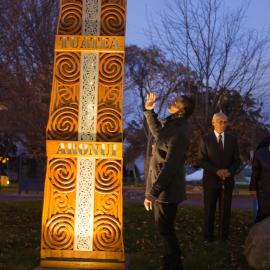 Early morning scenes during library opening