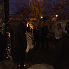 Early morning scenes during library opening