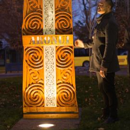 Early morning scenes during library opening