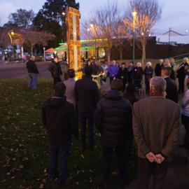 Early morning scenes during library opening