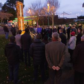 Early morning scenes during library opening