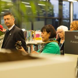 Early morning scenes during library opening
