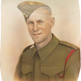 Portrait of Gordon William Connell in his army uniform