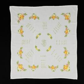 Tablecloth gifted by Rough Common Women's Institute, 1992