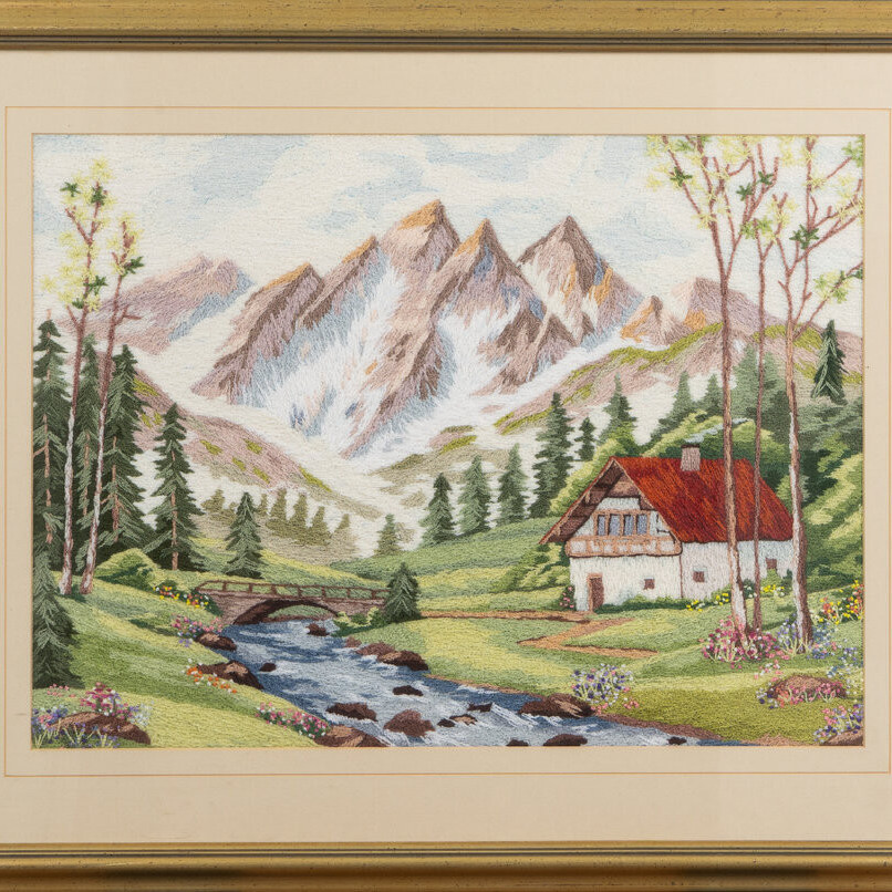 Bunka embroidery and a book by Rata Roden