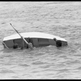 Overturned craft, water skills programme