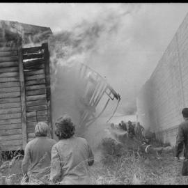Waihī main street fire